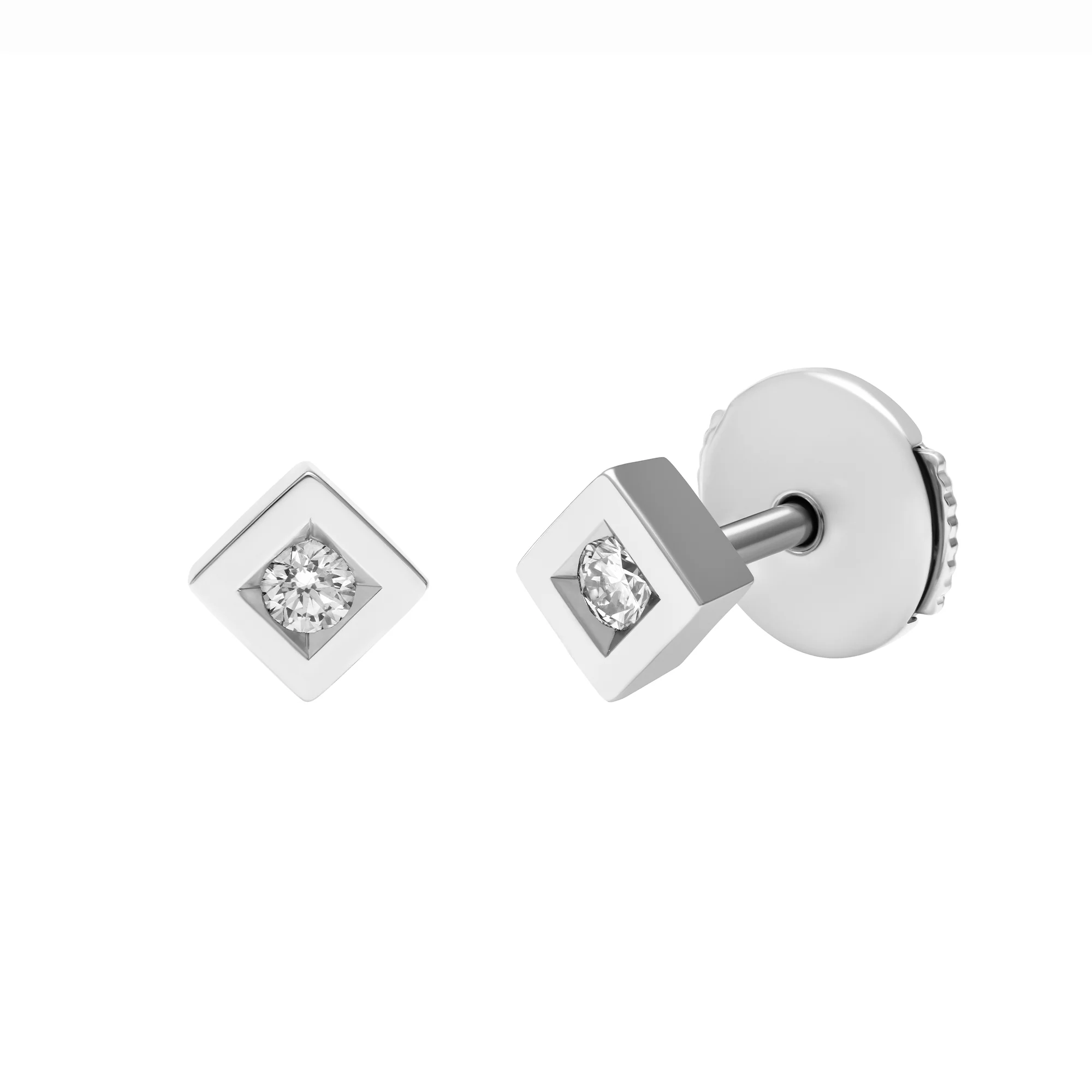 Boucles d'oreilles Alchimie Carré N°0 – Image 2