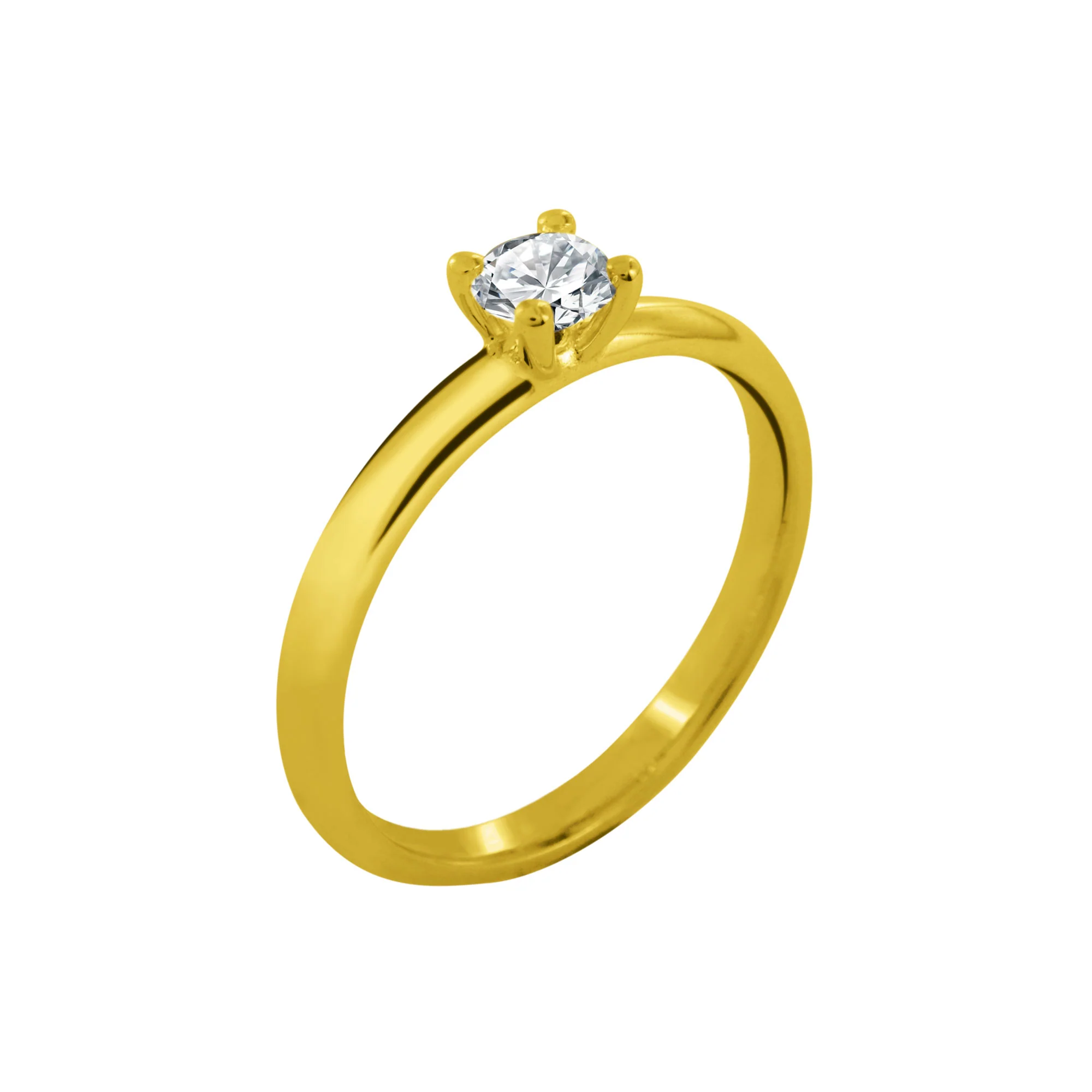Bague Solitaire 4 Griffes Diamant – Image 6