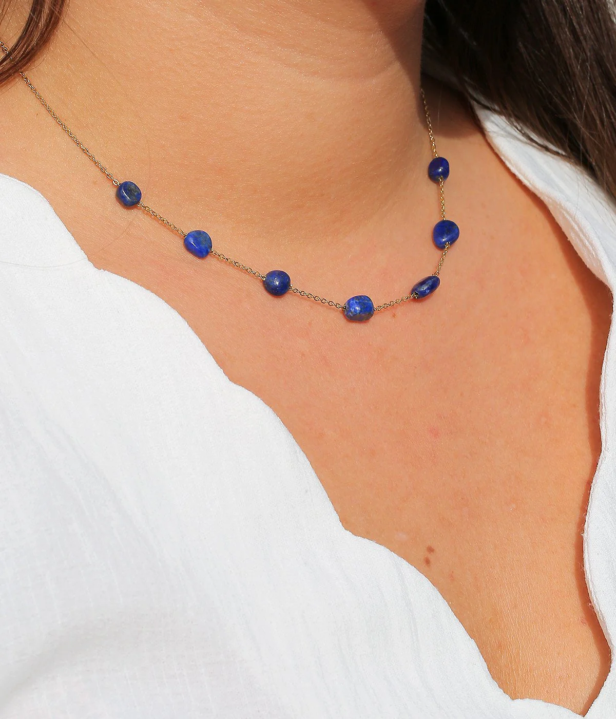Collier Amélia (Acier doré) – Image 4