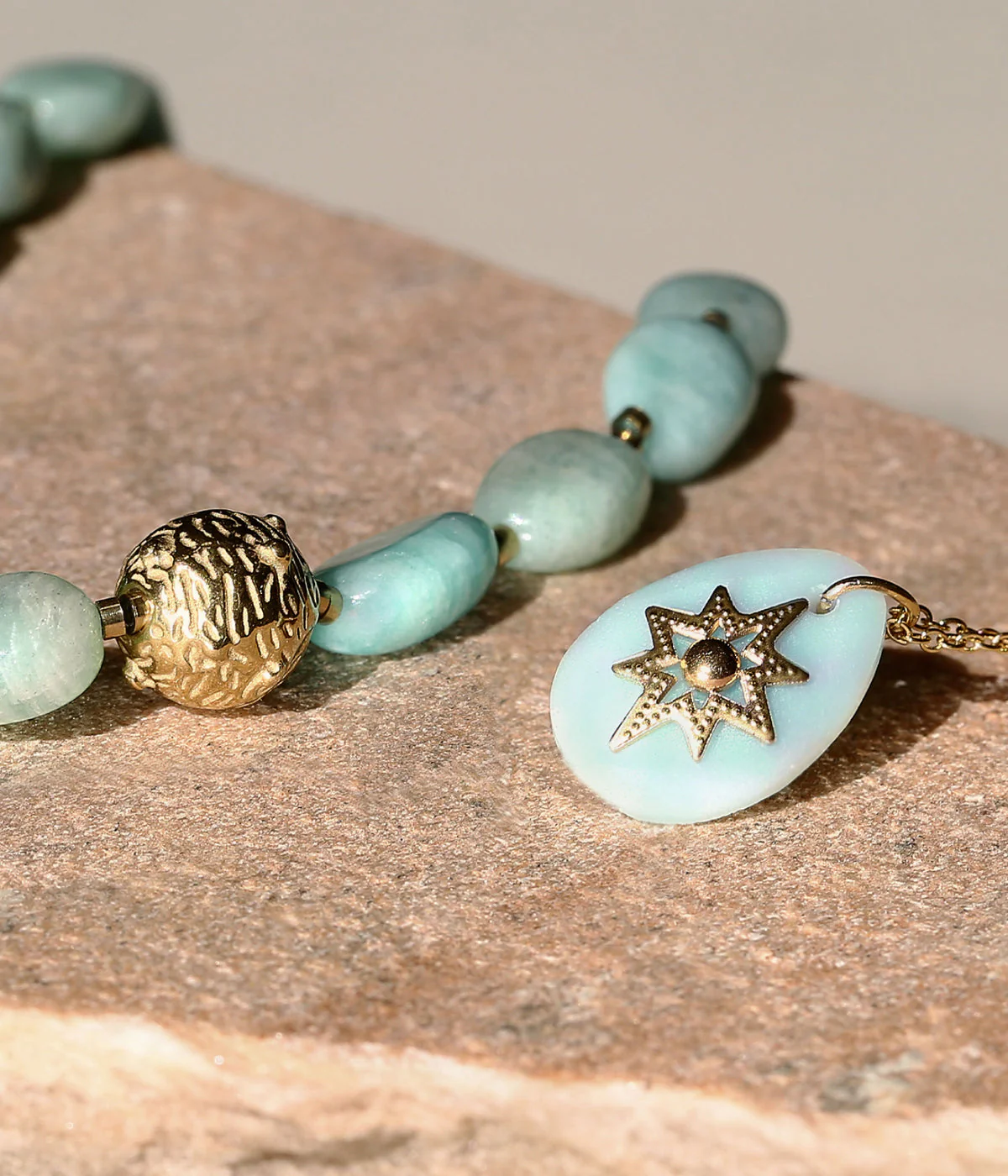 Collier Inley (Acier doré) – Image 4
