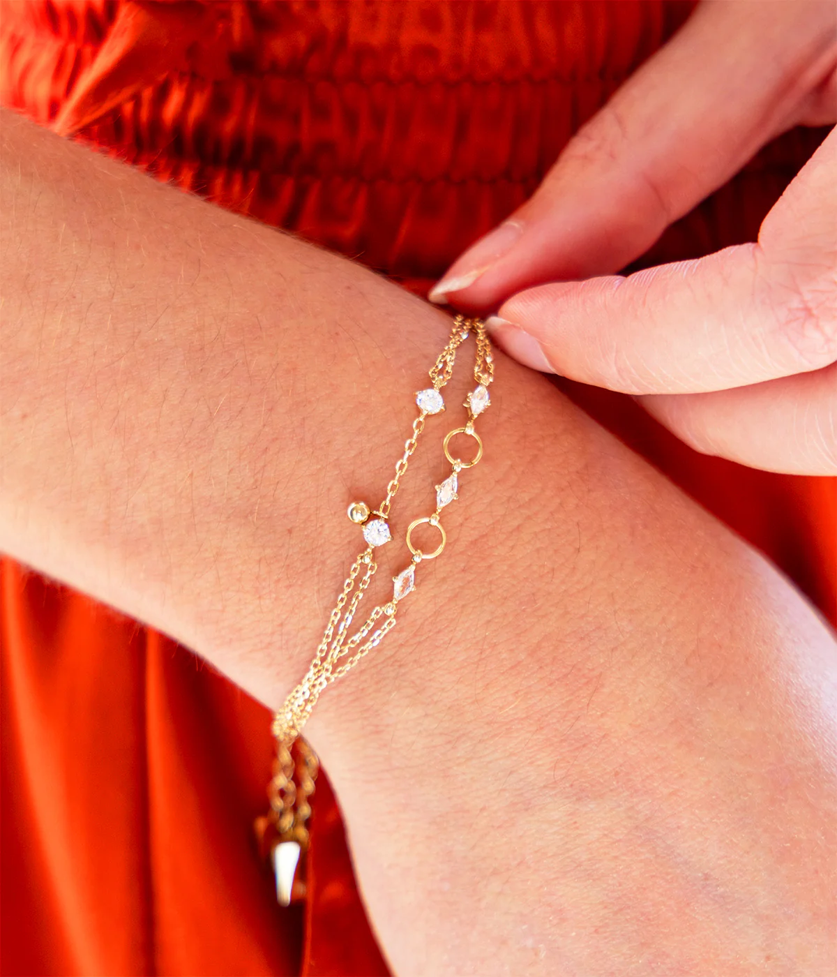 Bracelet Deneba (Acier doré) – Image 2