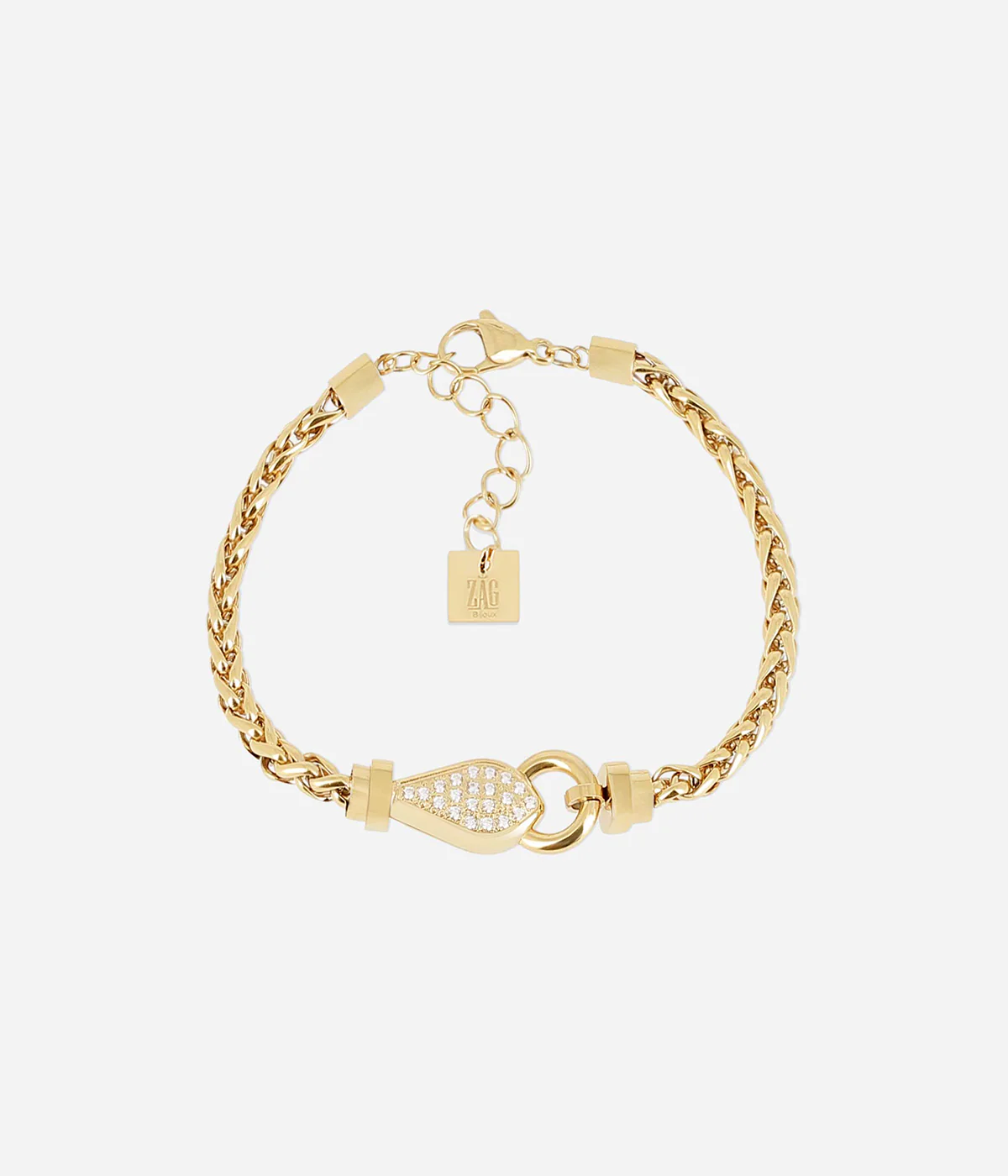 Bracelet Snake (Acier doré)