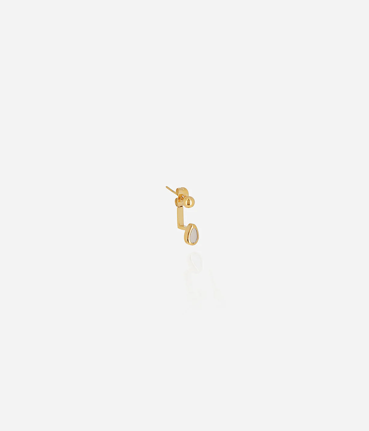 Boucle d'oreille Balsas (Acier doré)