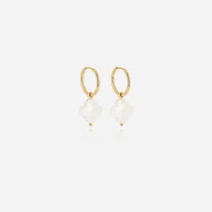 Boucles d'oreilles Vega (Acier doré)