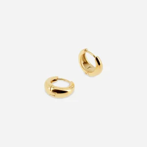 Boucles d'oreilles Averell (Acier doré)