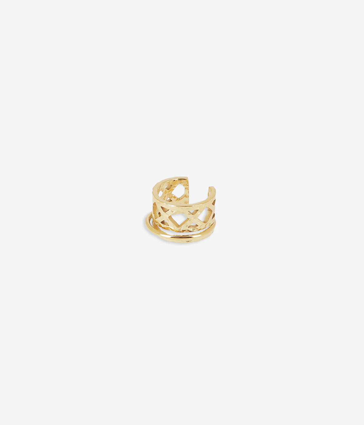 Earcuff Ludivine (Acier doré)