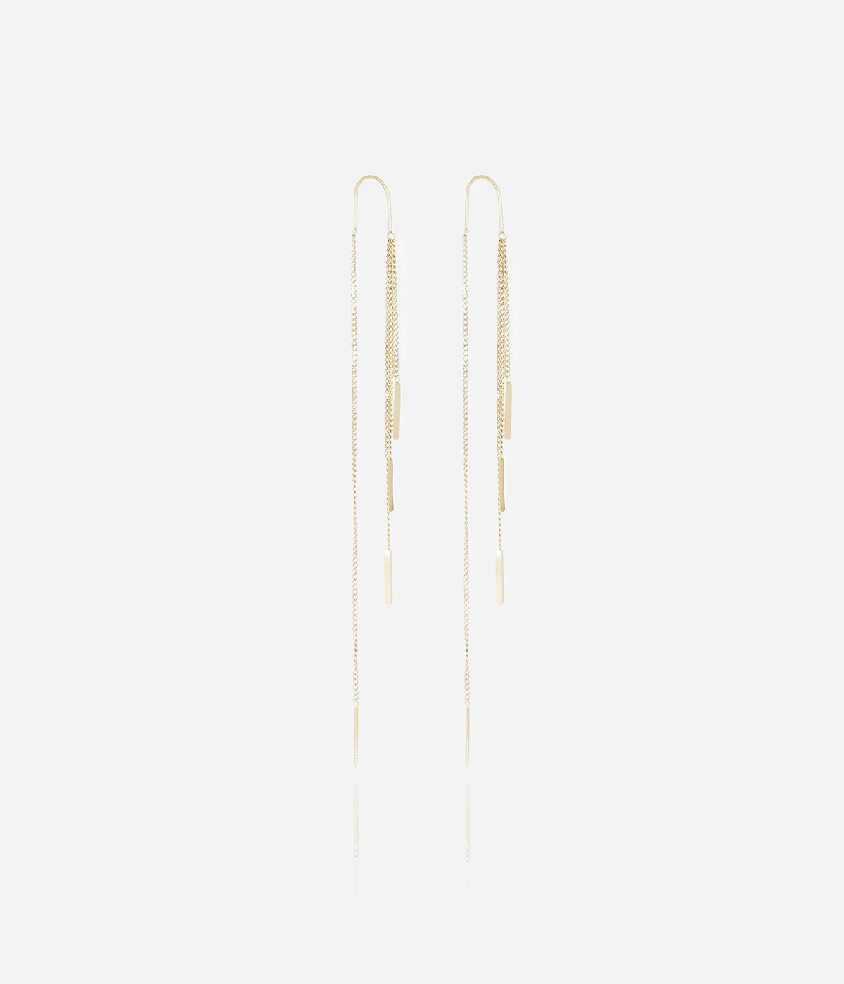Boucles d'oreilles Bonito (Acier doré)
