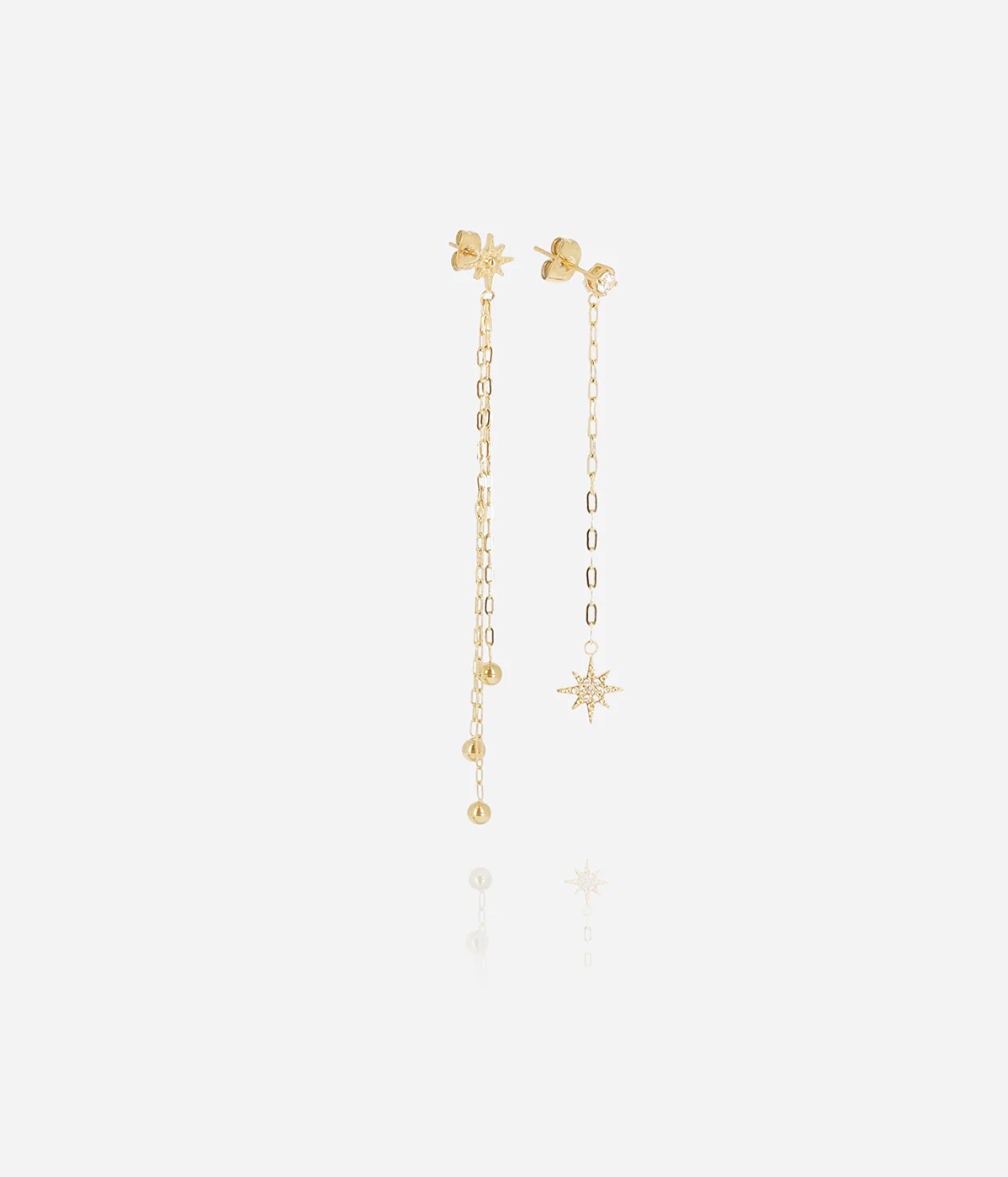 Boucles d'oreilles Calama (Acier doré)