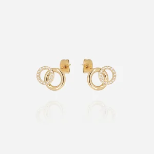 Boucles d'oreilles Antonio (Acier doré)