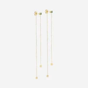Boucles d'oreilles Symphonie (Acier doré)