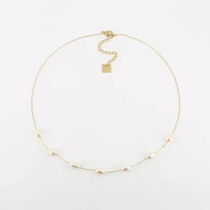 Collier Amélia (Acier doré)