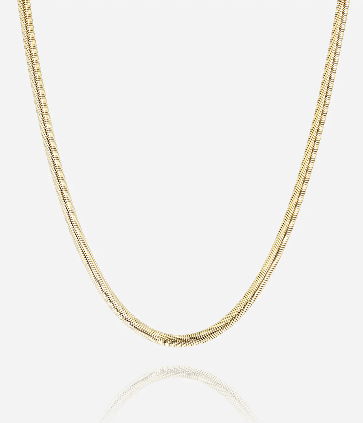 Collier Anubis (Acier doré)