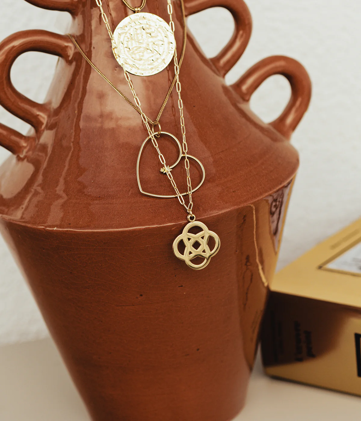 Collier Infini (Acier doré) – Image 4