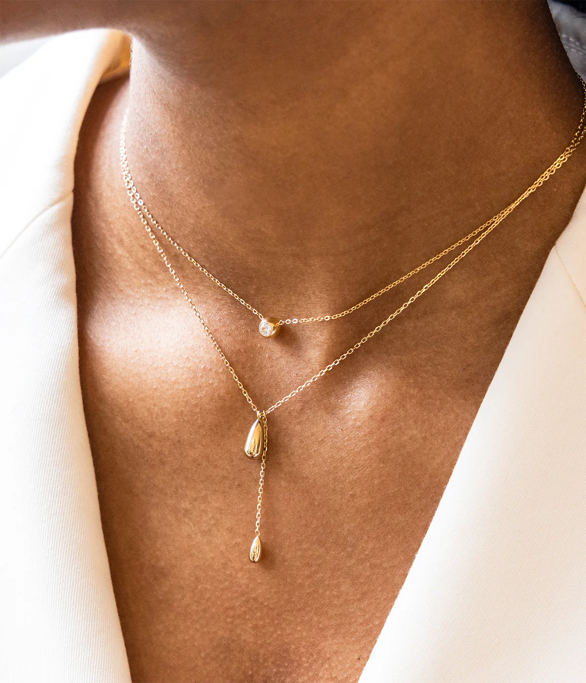 Collier Salvo (Acier doré) – Image 2
