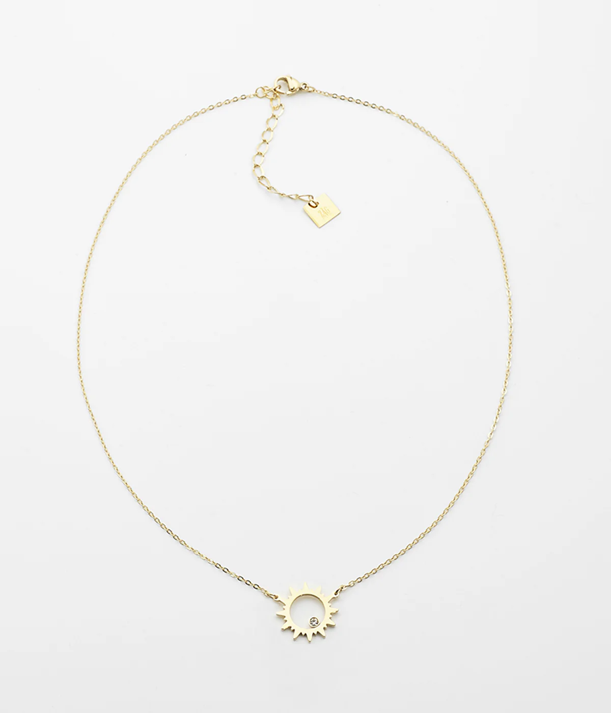 Collier Oursin (Acier doré)