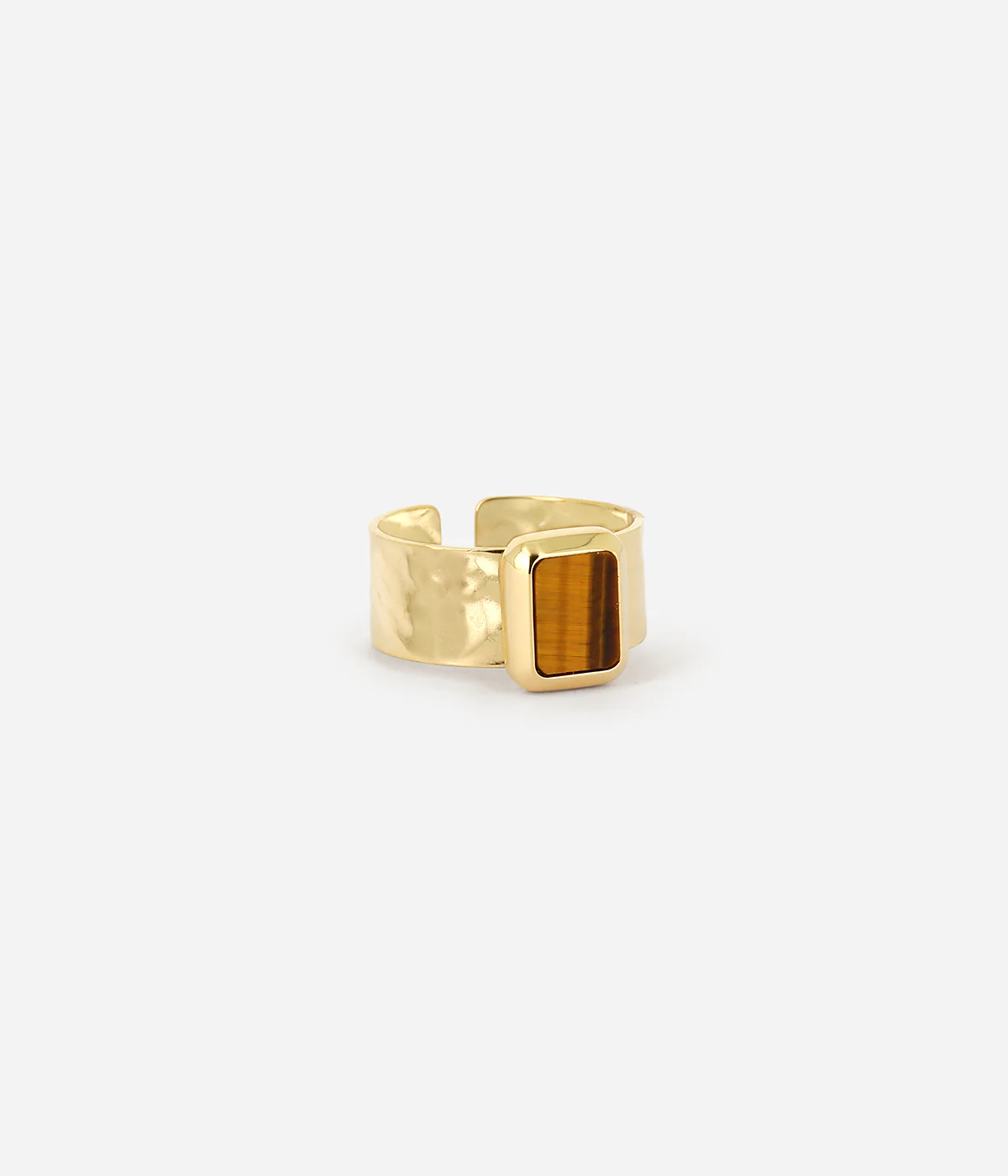Bague Preston (Acier doré) – Image 3
