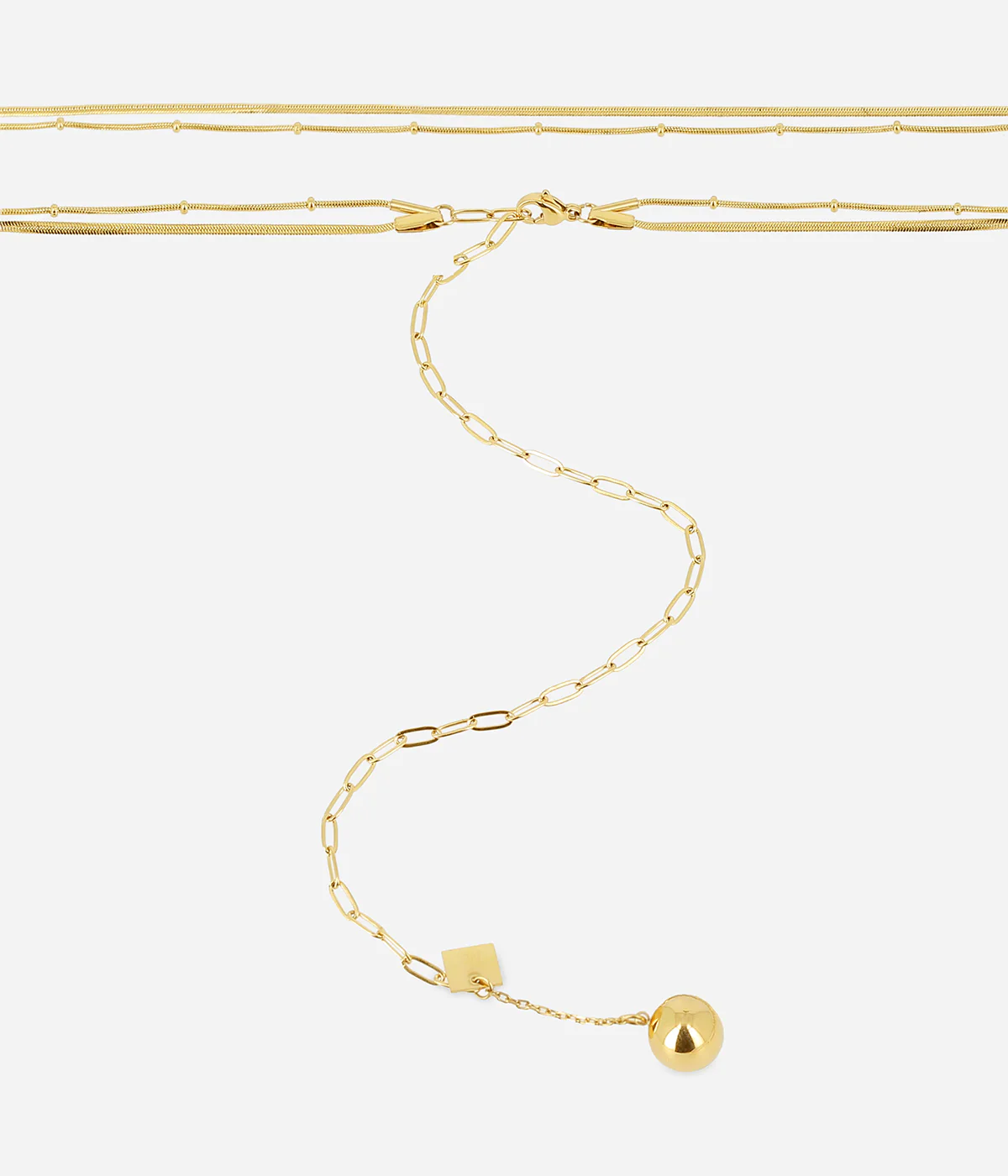 Bijou de taille Piana (Acier doré)