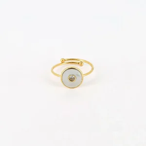 Bague Aretha (Acier doré)