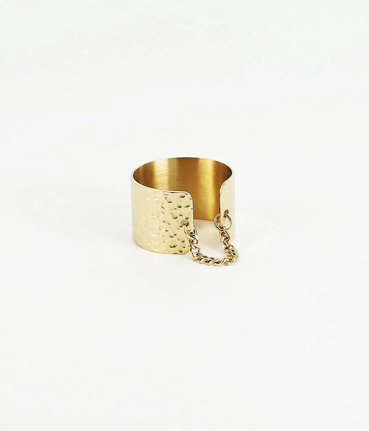 Bague Chanty (Acier doré)