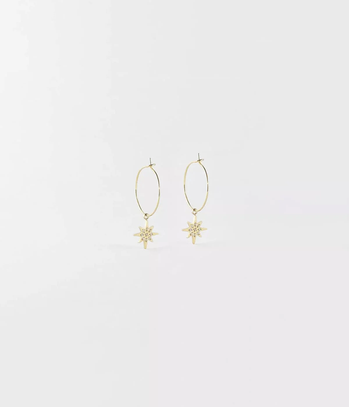 Boucles d'oreilles Magellan (Acier doré)