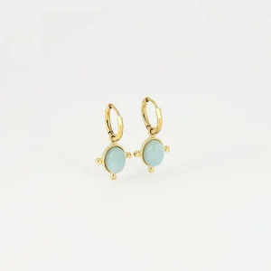 Boucles d'oreilles Manbo (Acier doré)