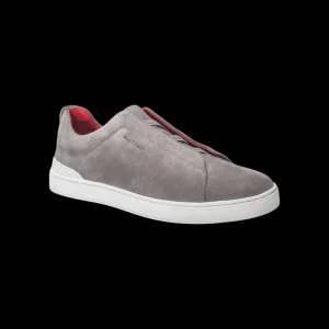CHAUSSURE SUEDE SLIP-ON | CLIFT, Grey