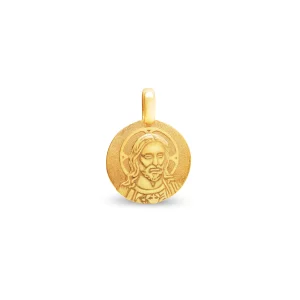 Médaille christ small en or