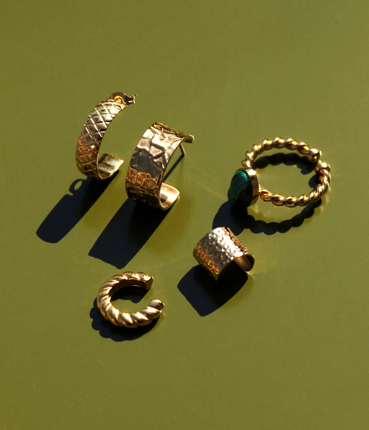 Earcuff Chanty (Acier doré) – Image 4