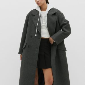 manteau gris