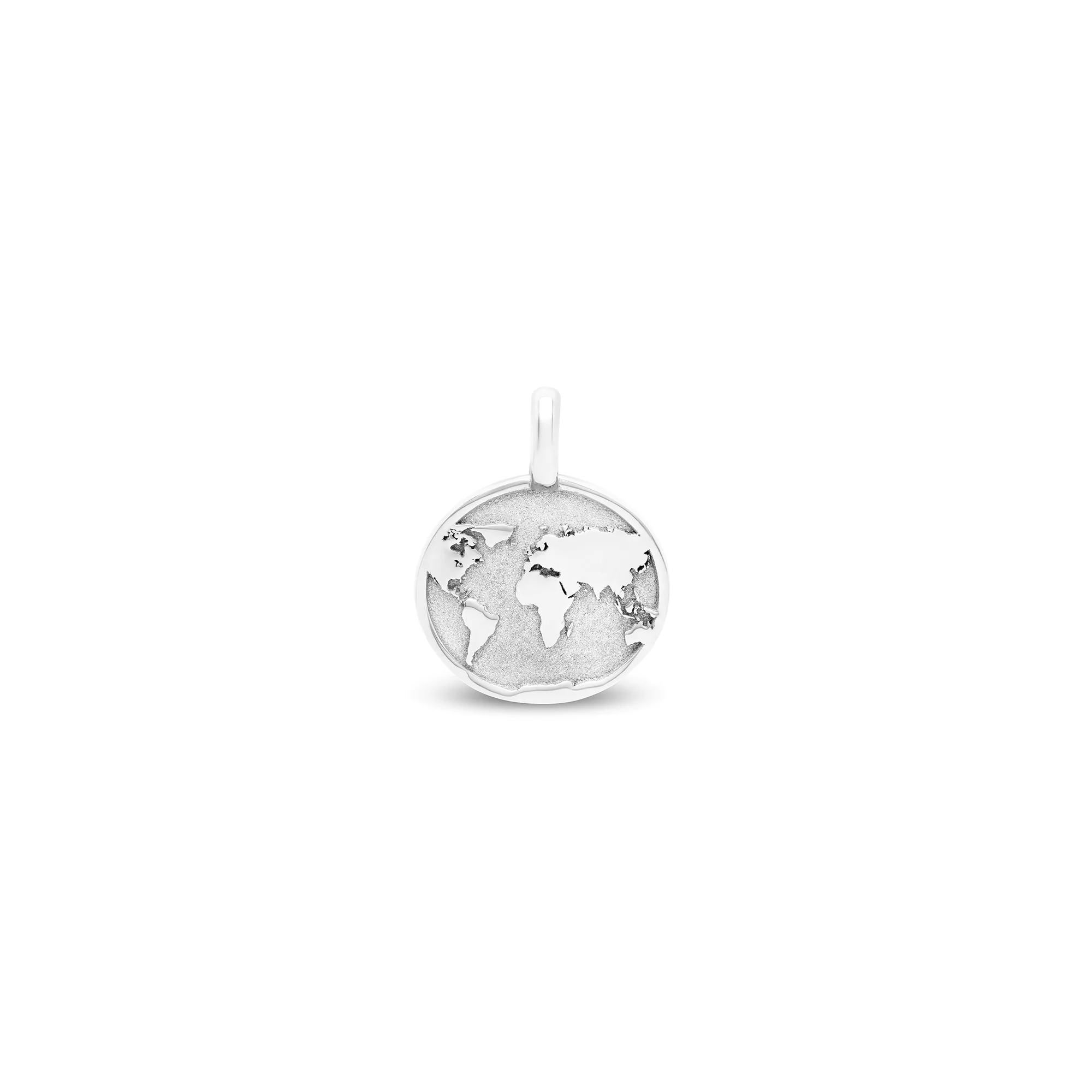 Médaille mappemonde baby en or – Image 2