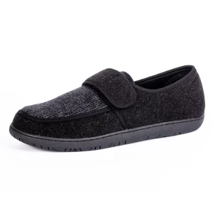 Pantoufles Pour Homme Avec Semelles Orthopédiques En Cuir