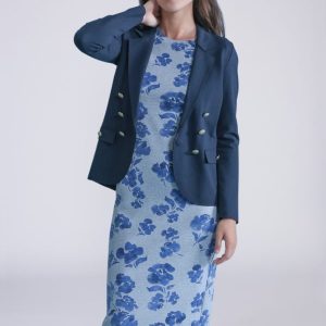 veste bleu marine femme